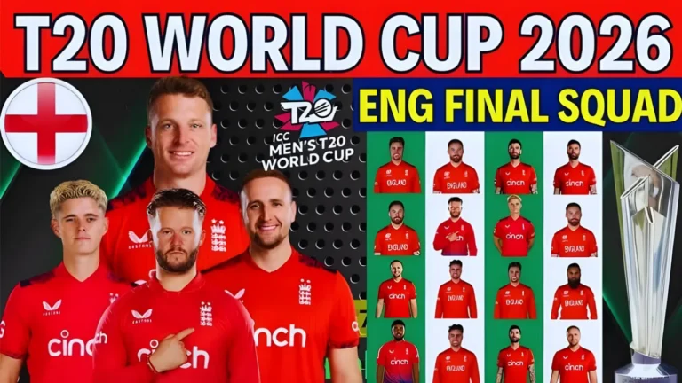 England T20 World Cup squad