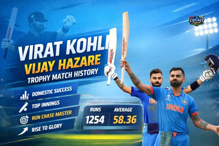 Virat Kohli Vijay Hazare Trophy Match