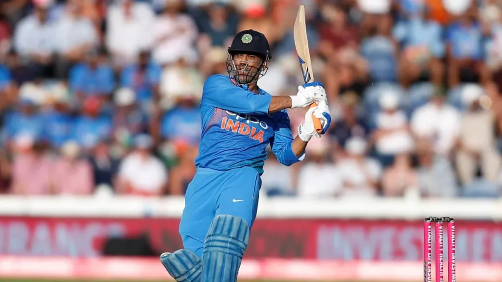 MS Dhoni and Helicopter Shot