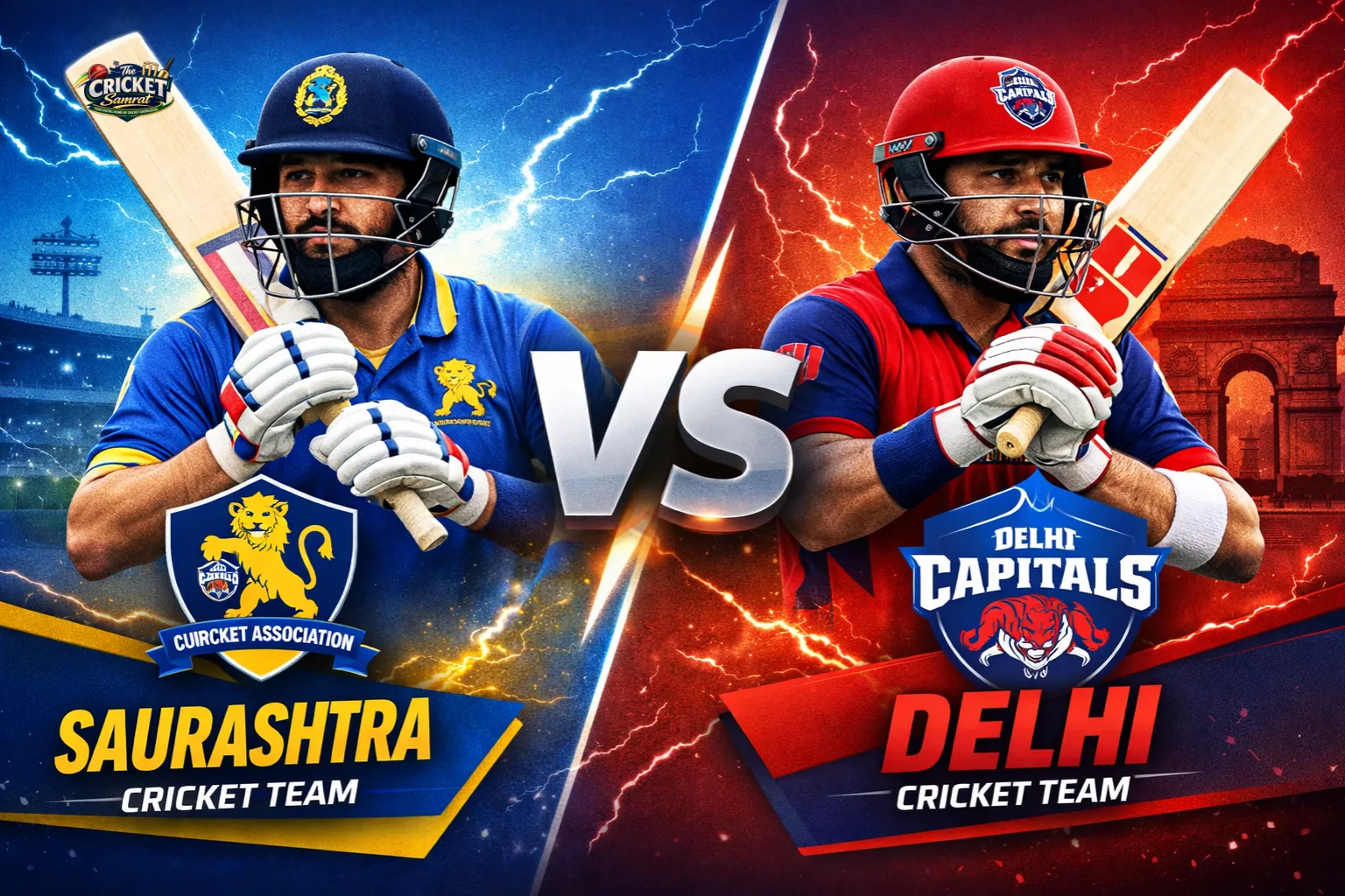 Saurashtra Cricket Team vs Delhi Cricket Team