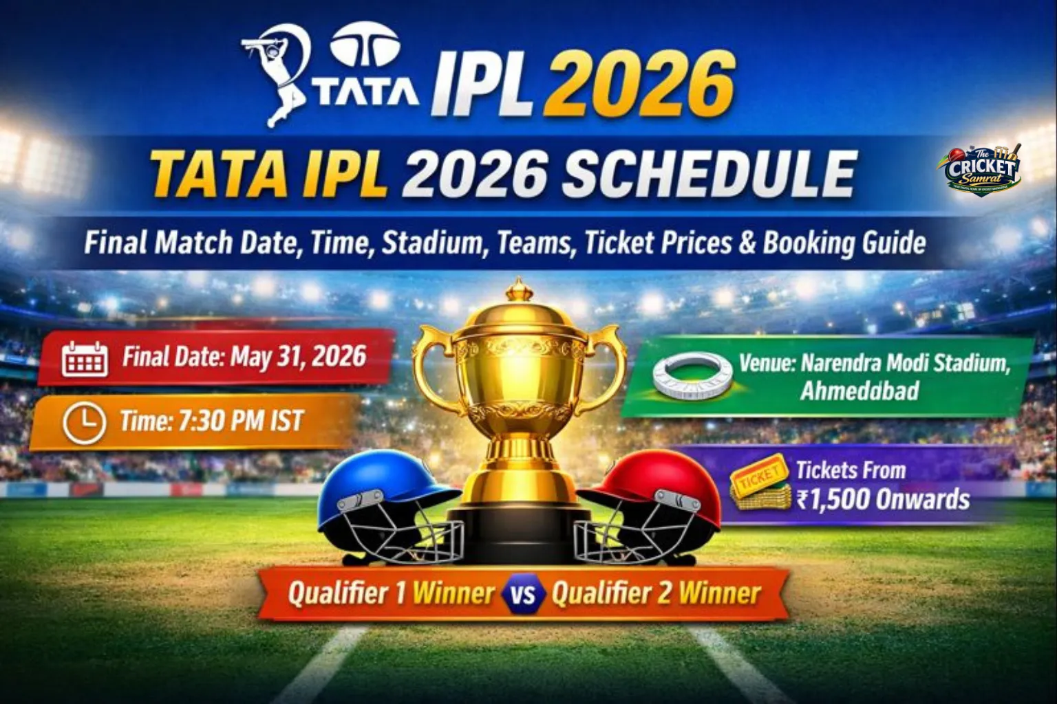 TATA IPL 2026 Schedule