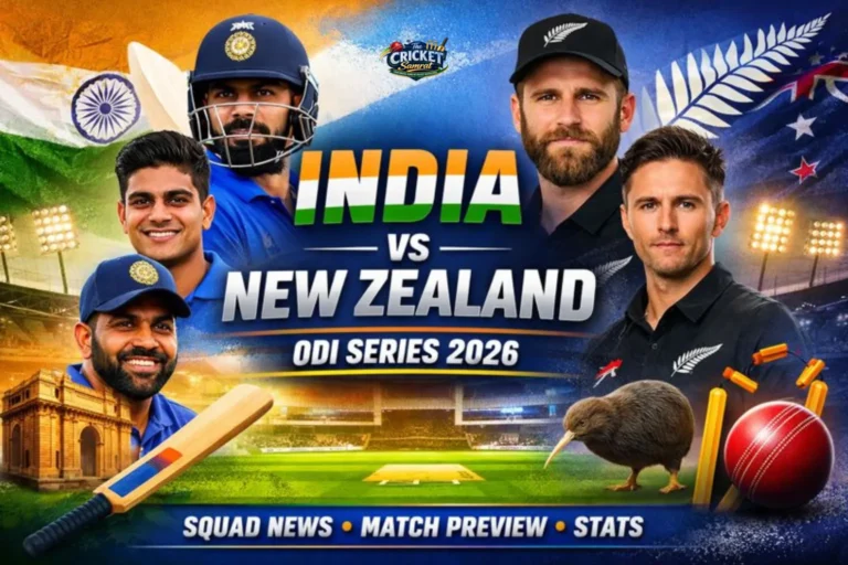 India Squad New Zealand ODI Series