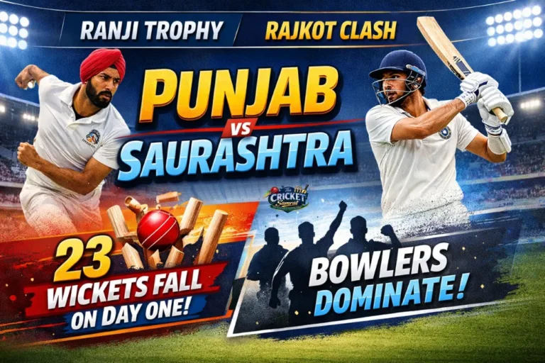 Ranji Trophy Punjab vs Saurashtra