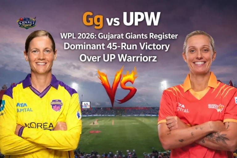 Gg vs UPW WPL 2026