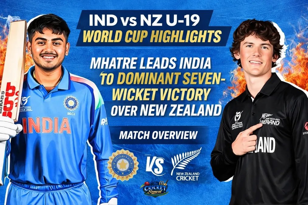 IND vs NZ U-19 World Cup Highlights