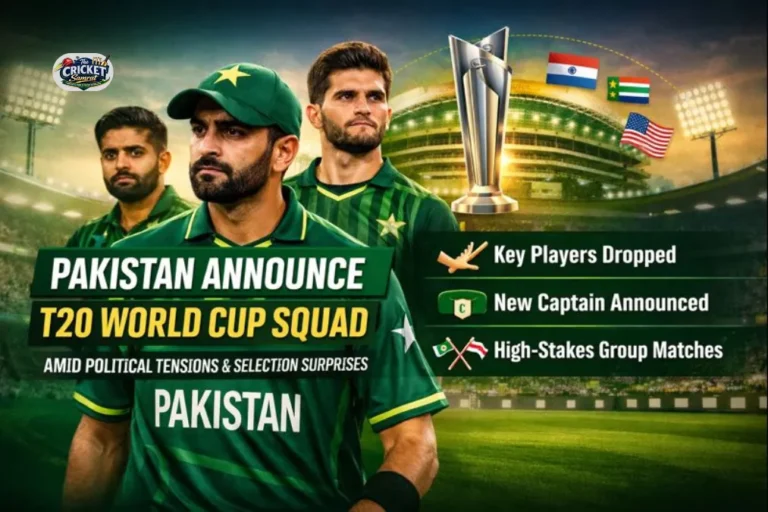 Pakistan Announce T20 World Cup Squad