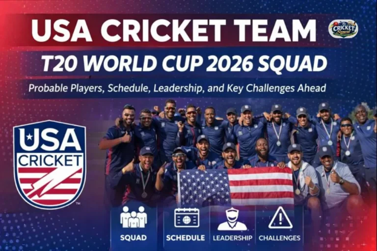 USA Cricket Team T20 World Cup 2026 Squad
