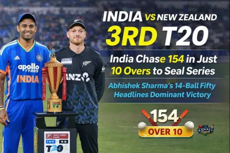 India vs New Zealand 3rd T20