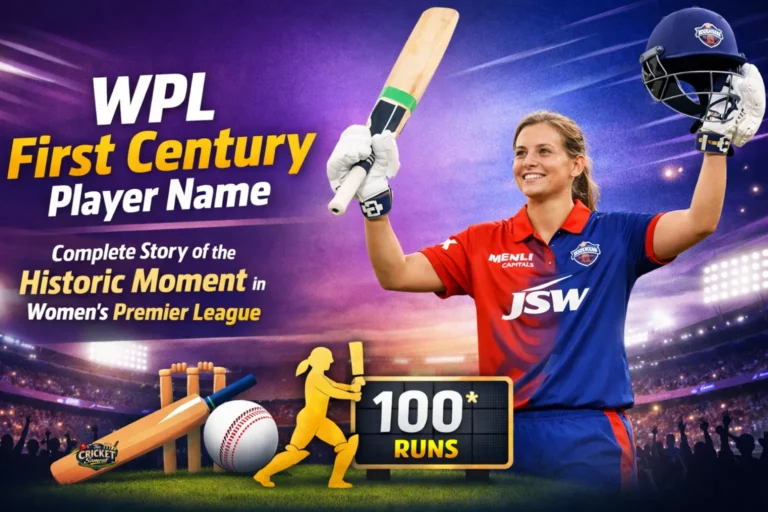 WPL First Century Player Name