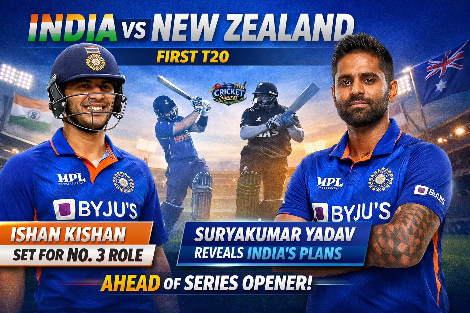 India versus New Zealand T20