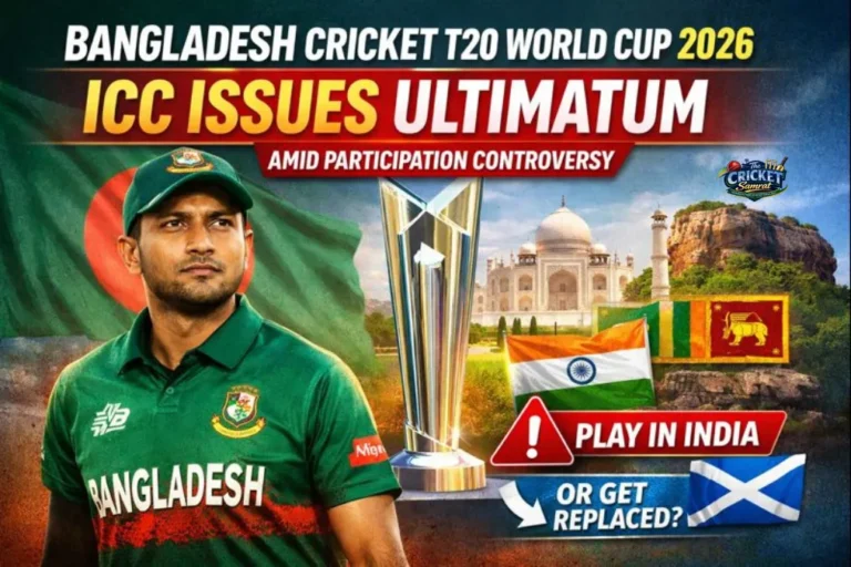 Bangladesh Cricket T20 World Cup 2026