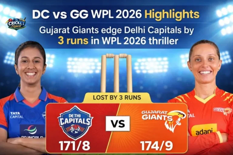Dc vs gg wpl 2026 highlights