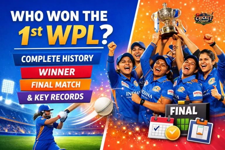 Who Won the 1st WPL