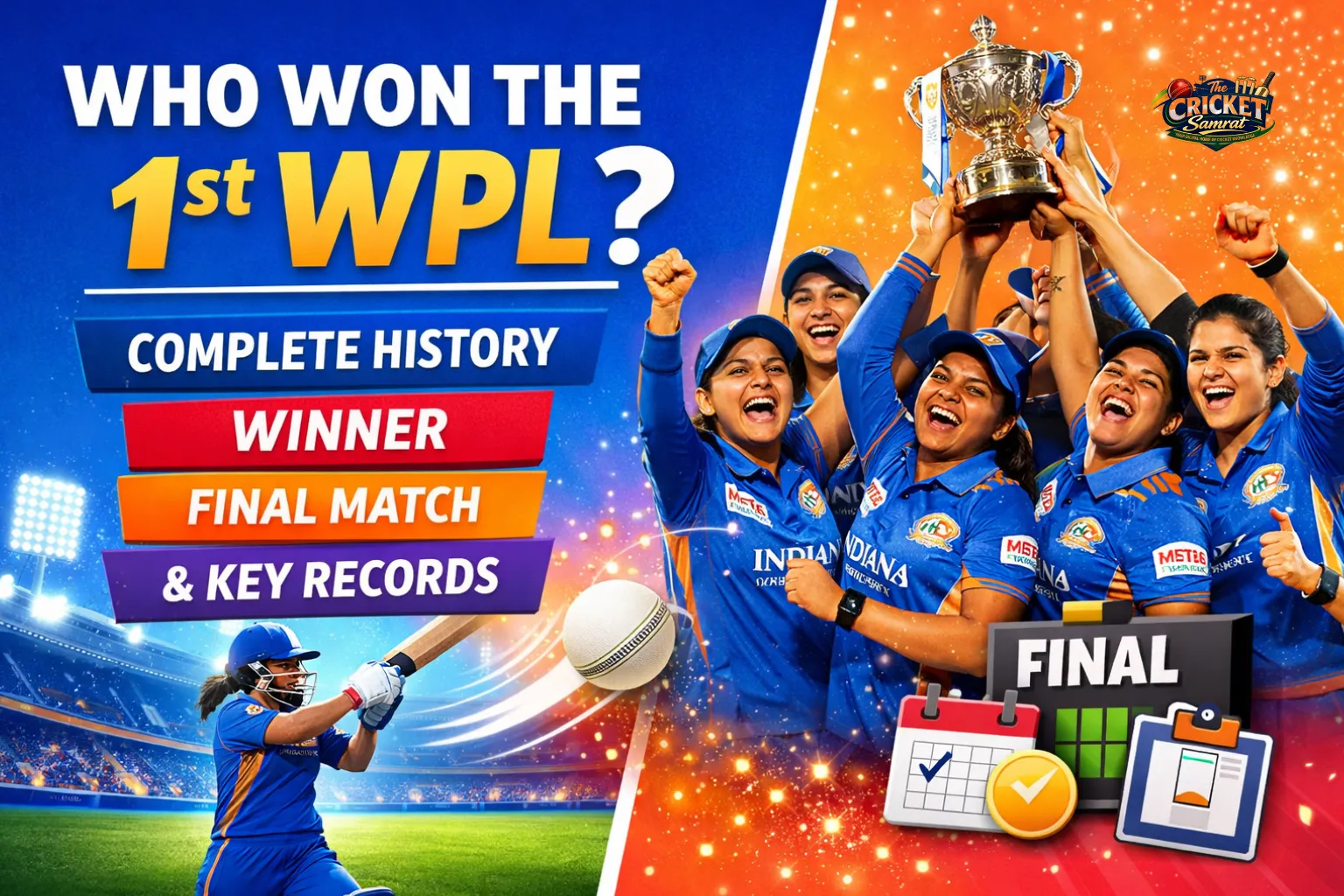 Who Won the 1st WPL
