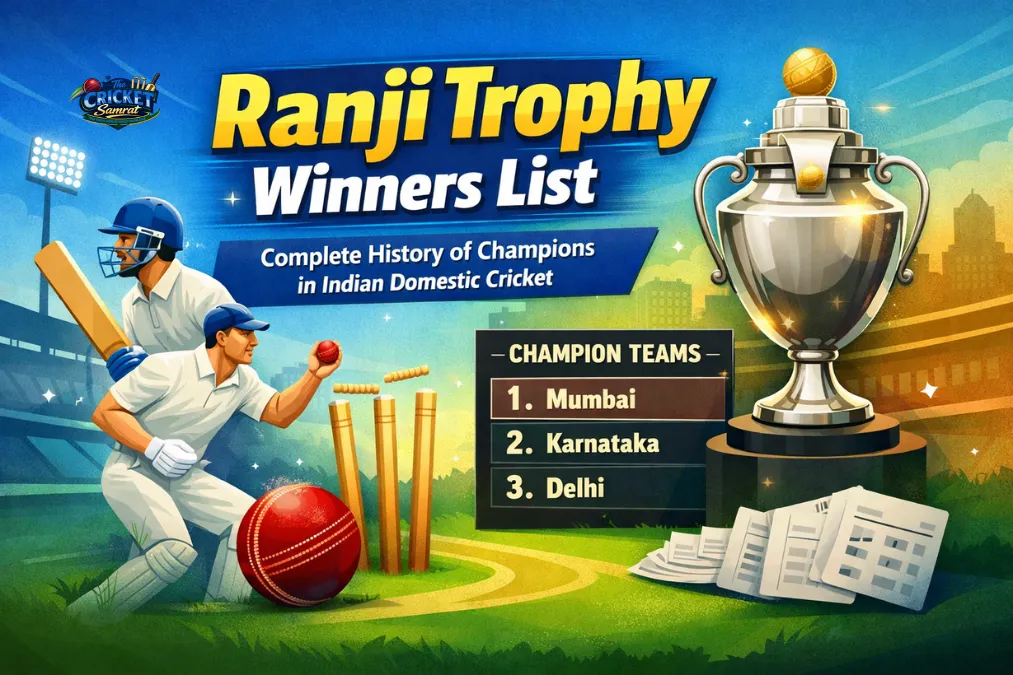Ranji Trophy Winners List