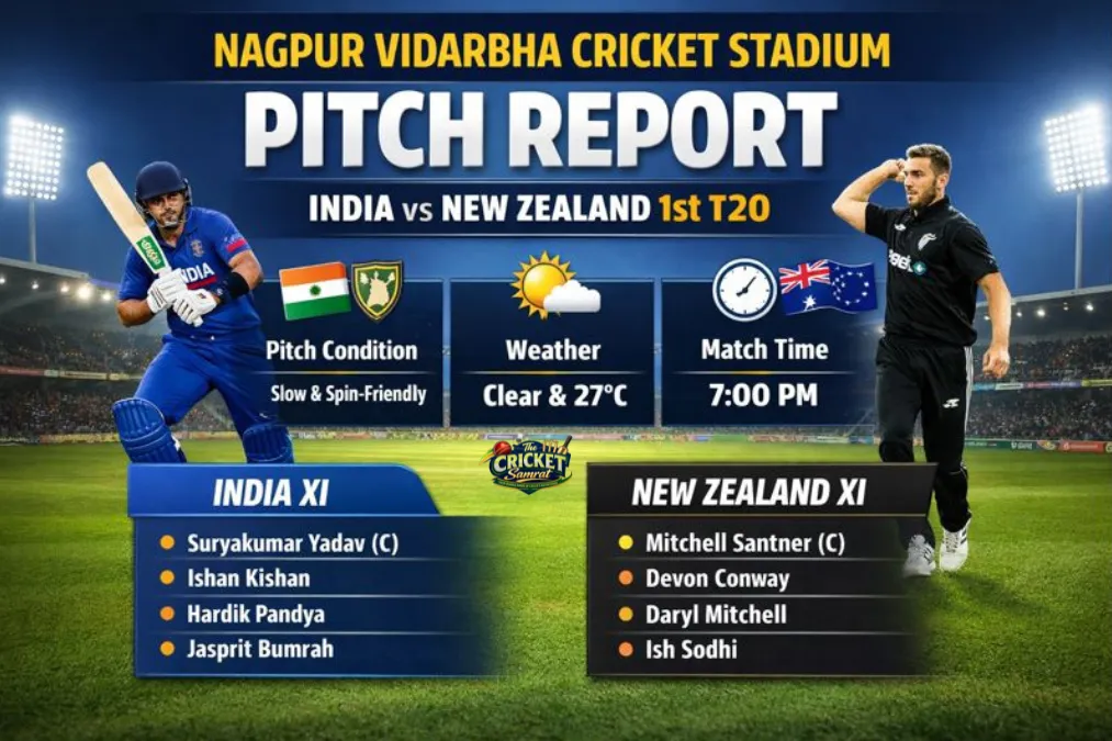 Nagpur Vidarbha Cricket Stadium Pitch Report