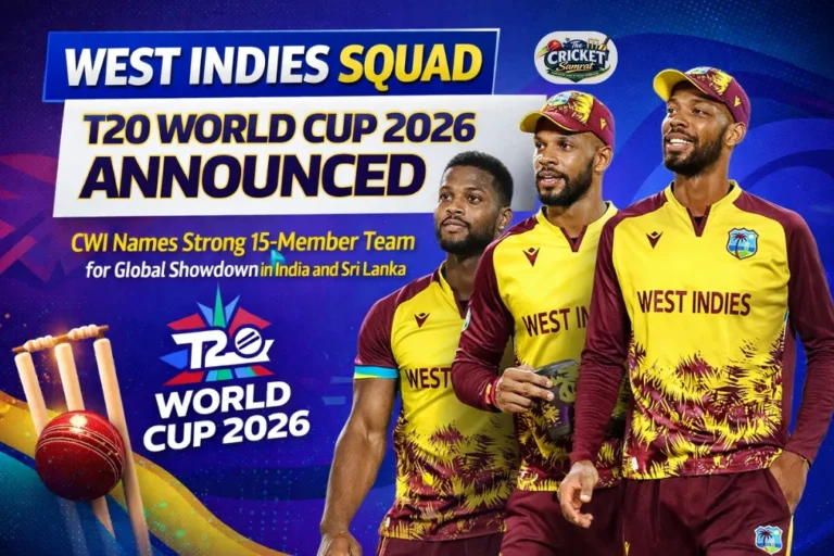 West Indies Squad T20 World Cup 2026