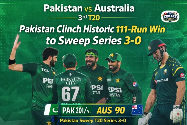Pakistan vs Australia 3rd T20
