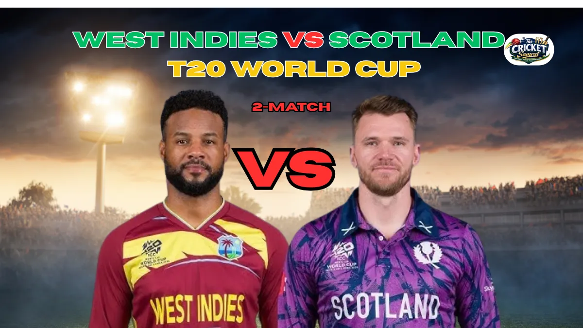 West Indies vs Scotland T20 World Cup