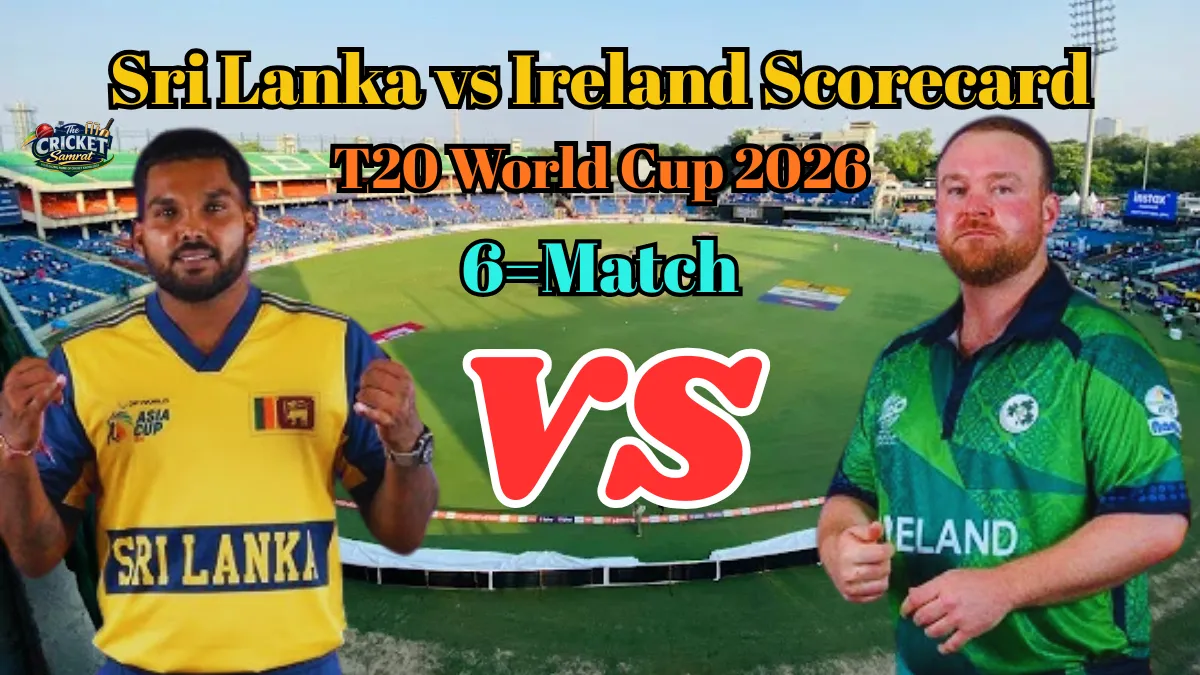 Sri Lanka vs Ireland Scorecard