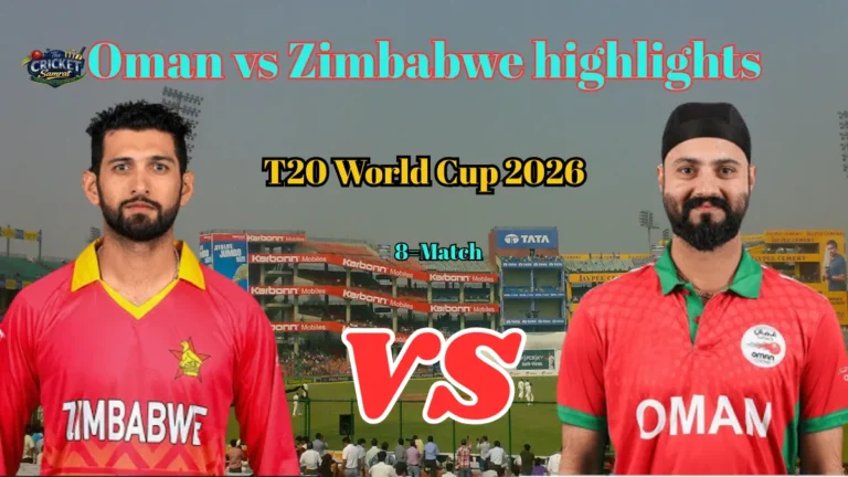 Oman vs Zimbabwe