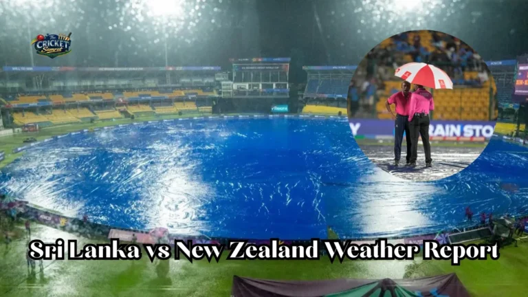 Sri Lanka vs New Zealand Weather Report
