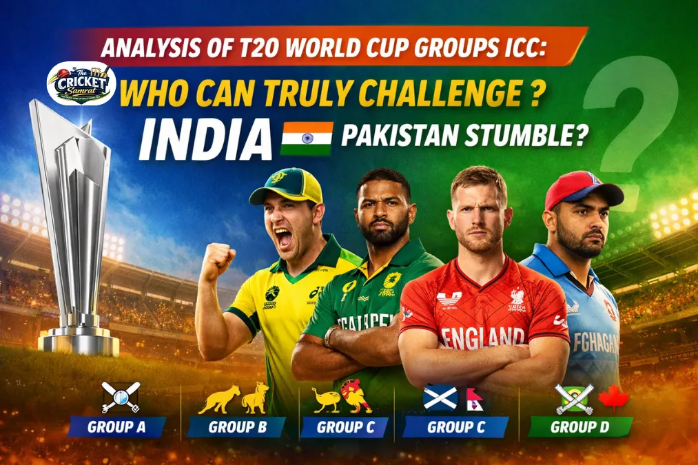 Analysis of T20 World Cup Groups ICC