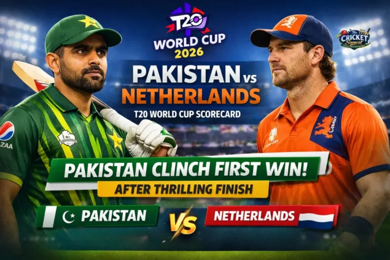 Pak vs Ned T20 Highlights